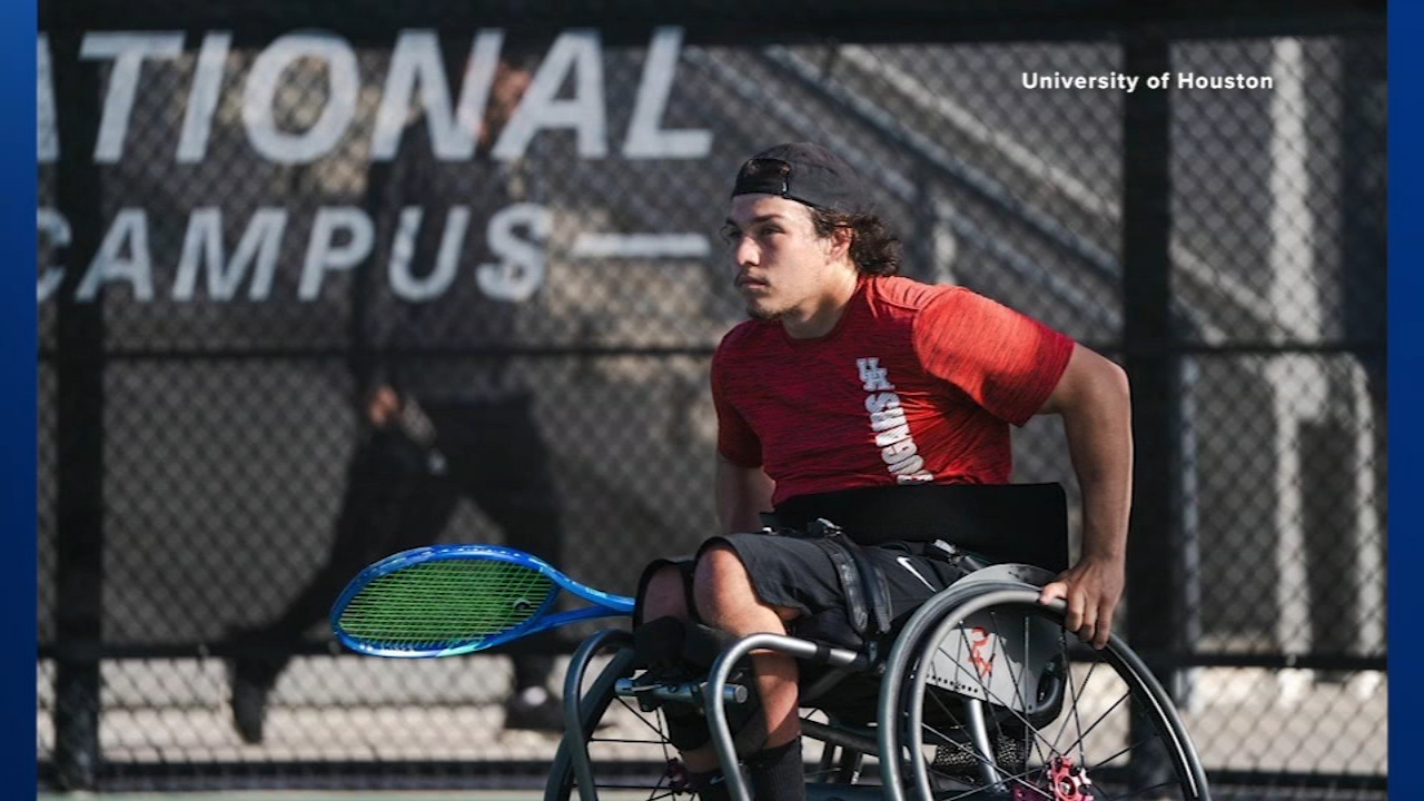 University of Houston wheelchair tennis standout shares his inspirational story