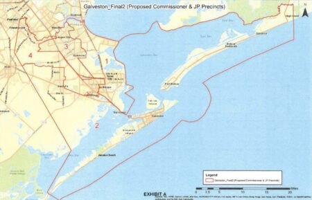 Galveston County commissioners approve new precinct map despite criticism from residents